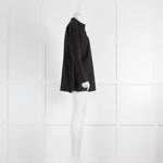 Eileen Fisher Black Organic Cotton A Line Shirt