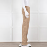 Red Valentino Camel Jeans with Ruched Pocket Detail