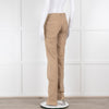 Red Valentino Camel Jeans with Ruched Pocket Detail