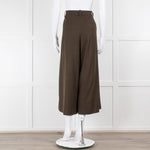 Vince Khaki Woven Culottes