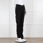 Armani Jeans Black Slim Leg Jeans