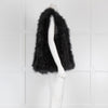 Yves Salomon Black Feather Gilet