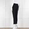 Chloe Navy Crepe Trousers