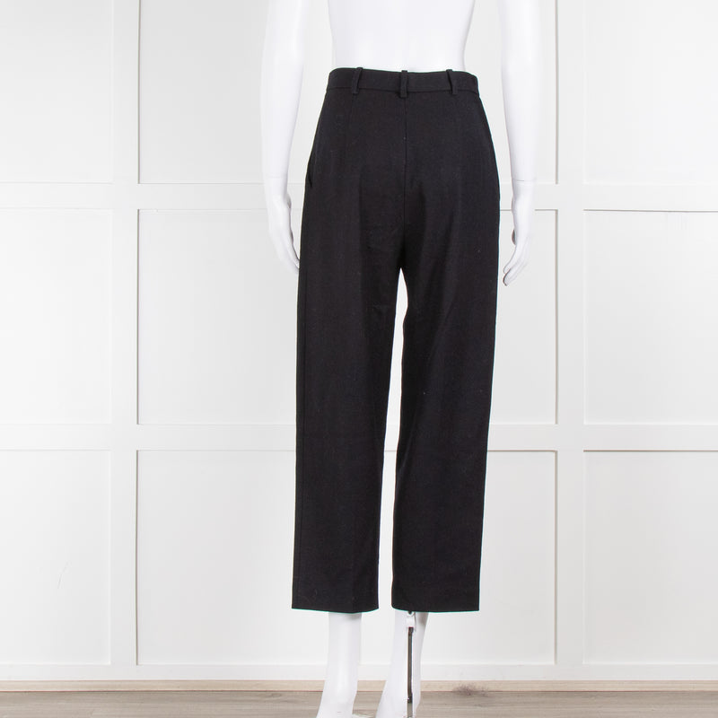 Acne Studios Milli Navy Wool Trousers