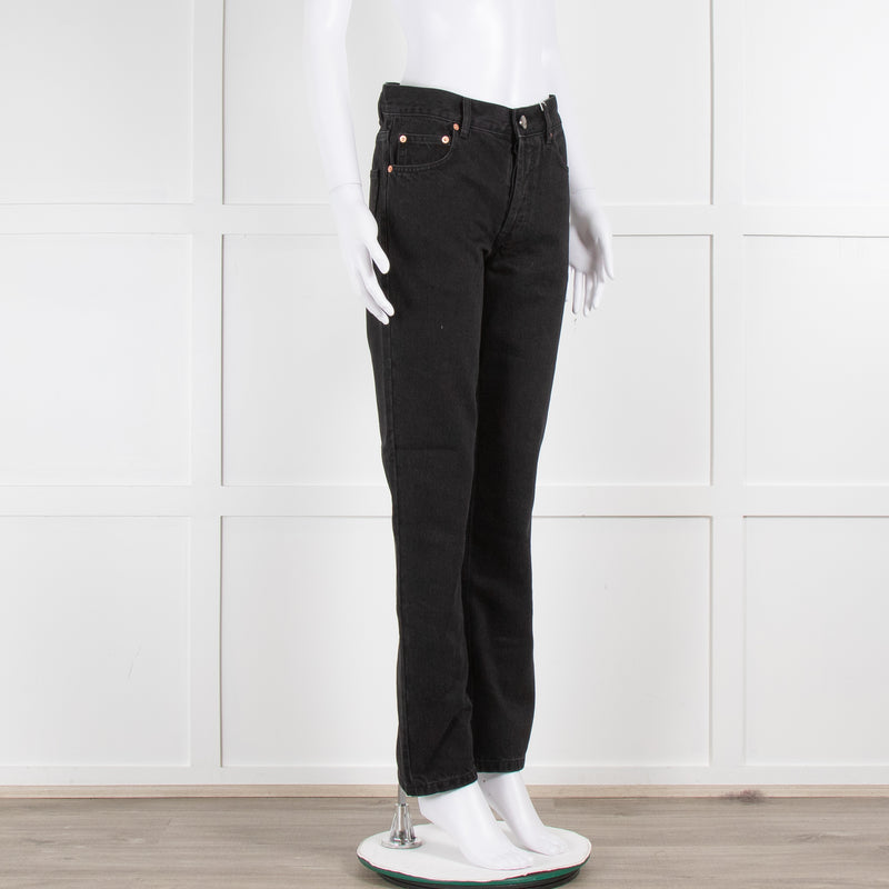 Raey Black Denim Skinny Jeans