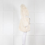 Fendi Alpaca Mix Cream Loop Knit Jacket