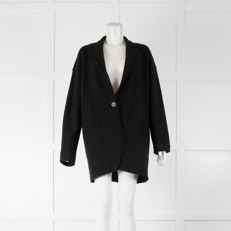 Eileen Fisher Black Unlined Blazer