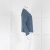 IRO Dusty Blue Woven Button Up Jacket