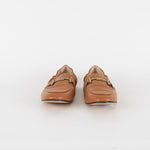 Tod's Tan Double T Flat Loafers