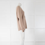 Arch 4 Beige Brown Diamond Print Cashmere Jumper