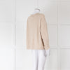 Lauren Manoogian Beige Alpaca Wool Mix Front Pocket Jumper