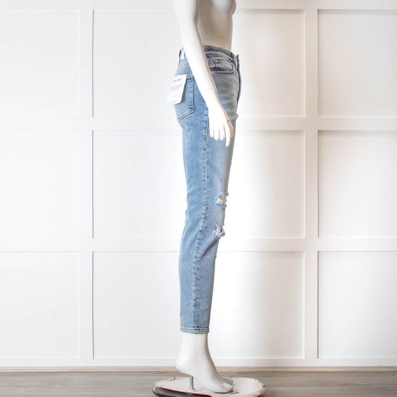 Good American Blue Skinny Sculpting Jeans