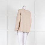 Lauren Manoogian Beige Alpaca Wool Mix Front Pocket Jumper