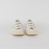 Veja White Green Leather Trainers