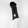 South West Ten Black Fur Removable Lined Hooded Parka