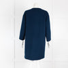 Riani Dark Blue Collarless Coat