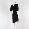 Dolce & Gabbana Black Ruched Shift Dress