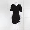 Dolce & Gabbana Black Ruched Shift Dress