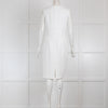 Laurel White Textured Shift Dress