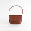 A.P.C. Sarah Leather Flap Shoulder Bag In Brown