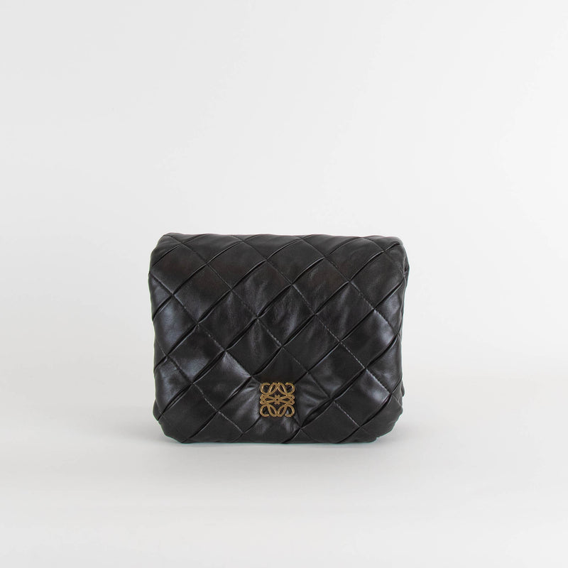 Loewe Black Puff Goya Bag