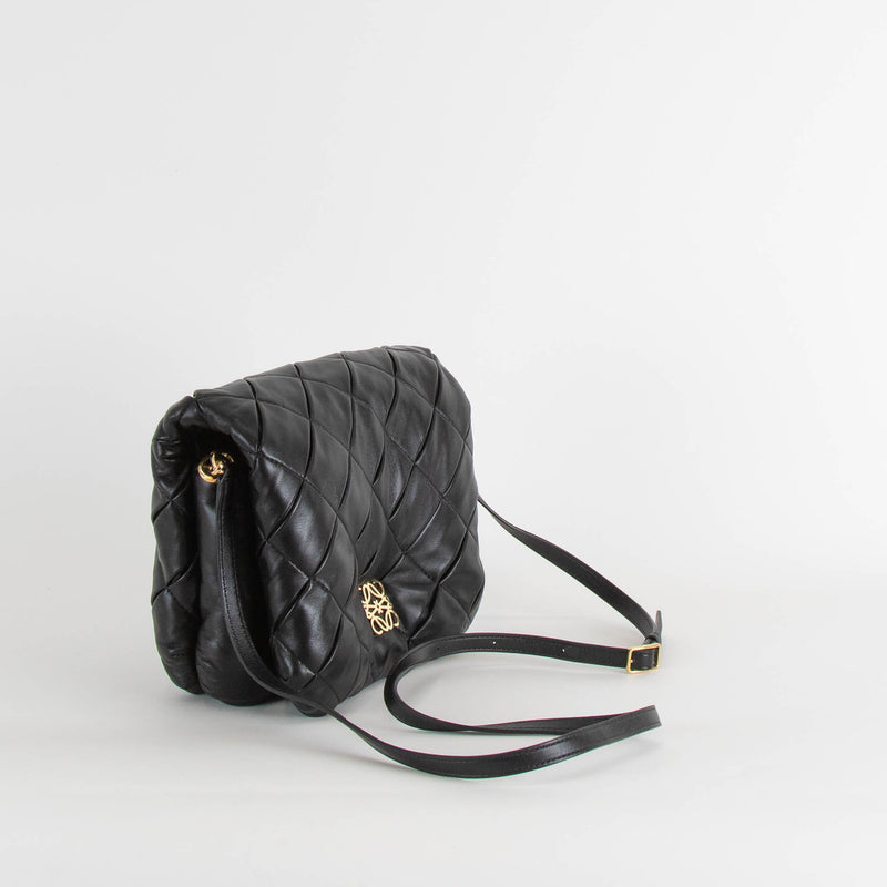 Loewe Black Puff Goya Bag