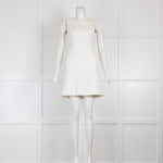 Diane Von Furstenberg White Sleeveless Shift Dress