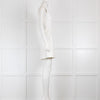 Diane Von Furstenberg White Sleeveless Shift Dress