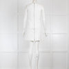 Diane Von Furstenberg White Sleeveless Shift Dress