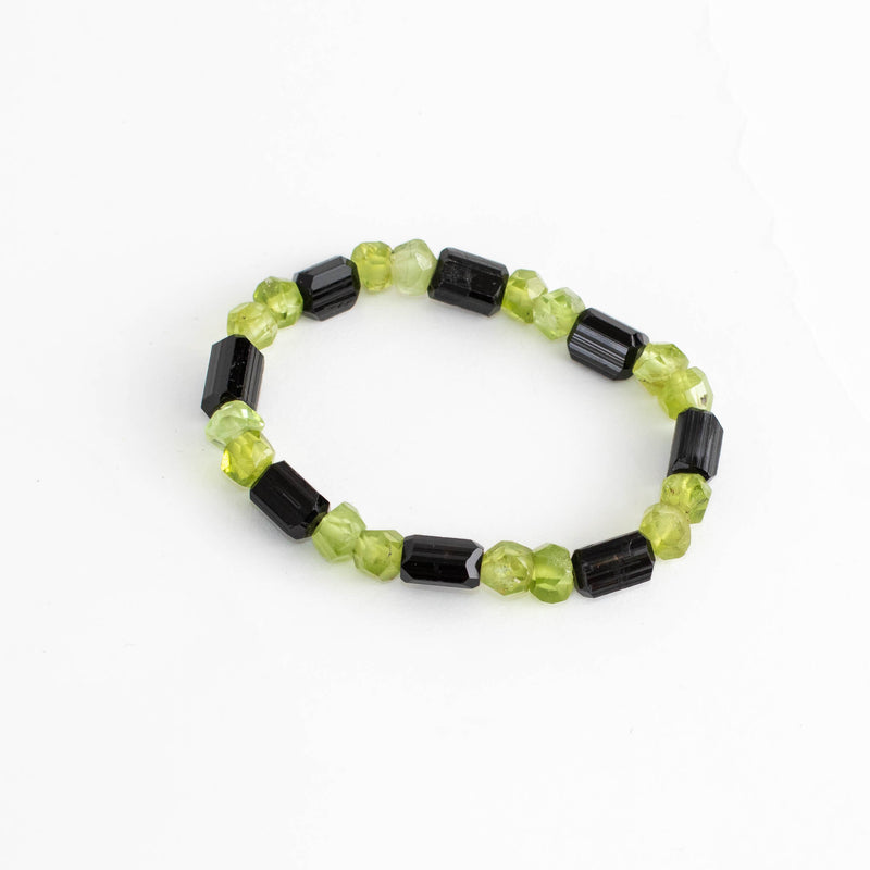 Jia Jia Black Tourmaline And Peridot Bracelet