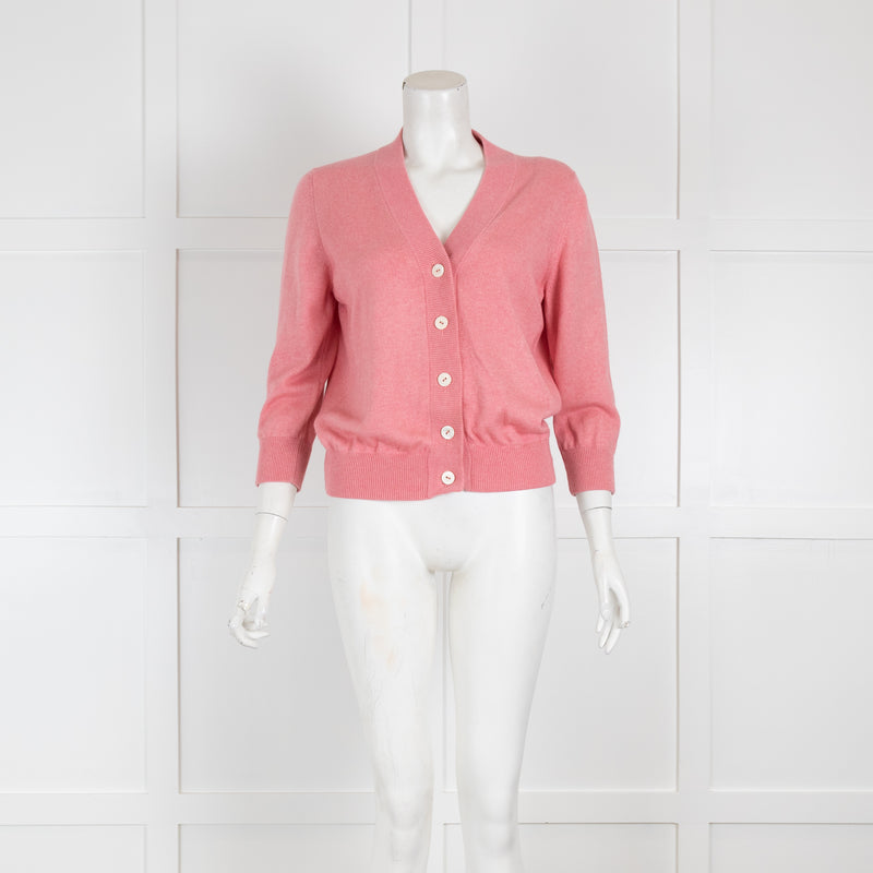 Loro Piana Pink Cashmere Cardigan