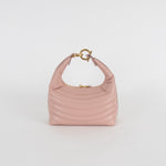 Salvatore Ferragamo Pale Pink Calfskin Quilted Leather Handbag