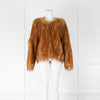 Unreal Fur Faux Fur Round Neck Jacket