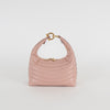 Salvatore Ferragamo Pale Pink Calfskin Quilted Leather Handbag