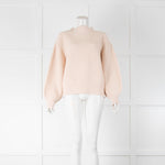 FTC Pale Pink Ribbed Cashmere Jumper