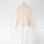 FTC Pale Pink Ribbed Cashmere Jumper