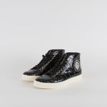 Versus Versace Patent Croc High Top Trainers