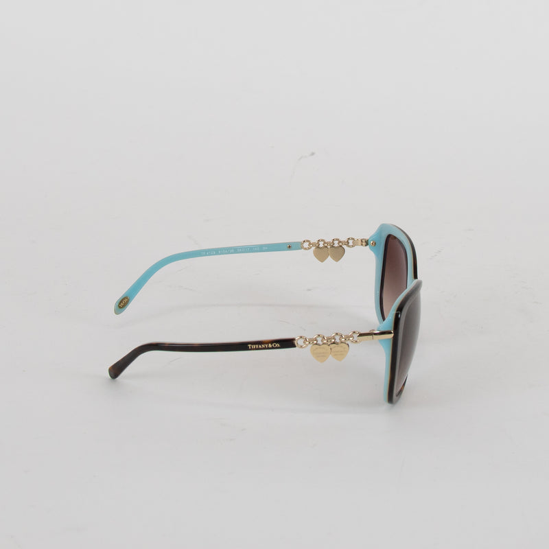 Tiffany & Co Sunglasses with Gold 'Return to Tiffany's' Chain Detail