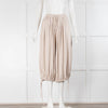 Toteme Beige Gathered Jersey Trousers