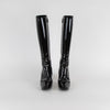 Prada Black Patent High Heel Boots