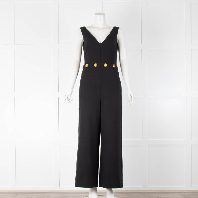 Tory burch sales black jumpsuit