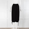 Toteme Black Gathered Jersey Trousers