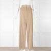 Weekend Max Mara Beige Corduroy Wide Leg Trousers