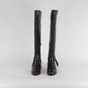 See By Chloe Black High Knee Tassel Detail Leather Boots