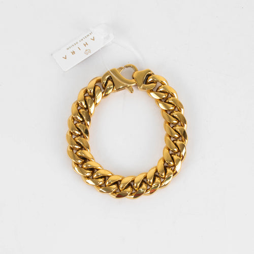 Sahira Blaire Gold Chunky Chain Bracelet