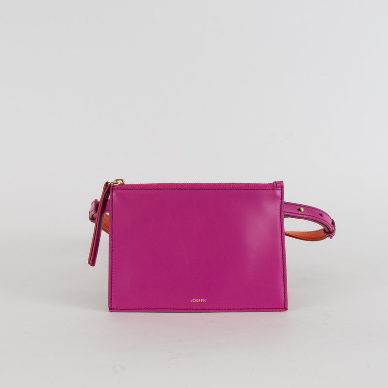 Joseph Pink Leather Small Belt Bag