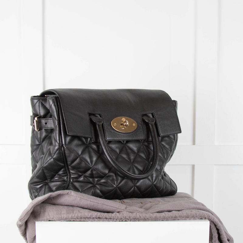 Mulberry Black Cara Delevingne Convertible Quilted Bag Phoenix Style