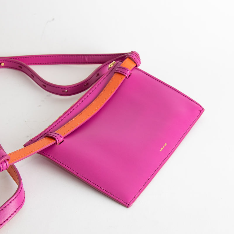 Joseph Pink Leather Small Belt Bag