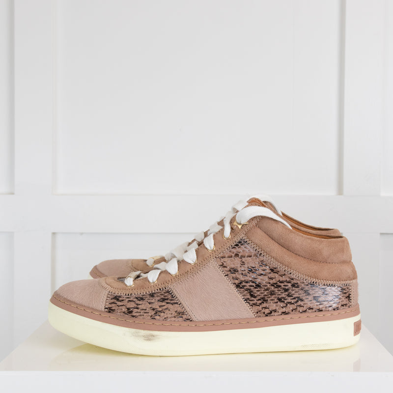 Jimmy Choo Blush High Top Trainers