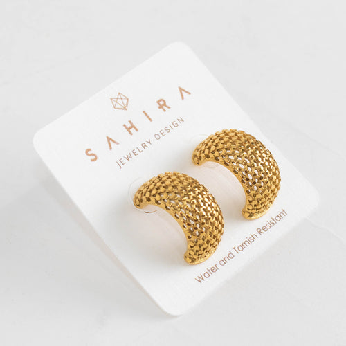 Sahira Gold Macie Hoop